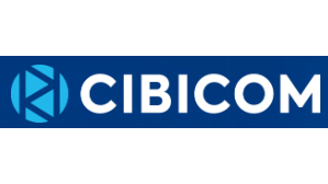 Blåt logo af CIBICOM