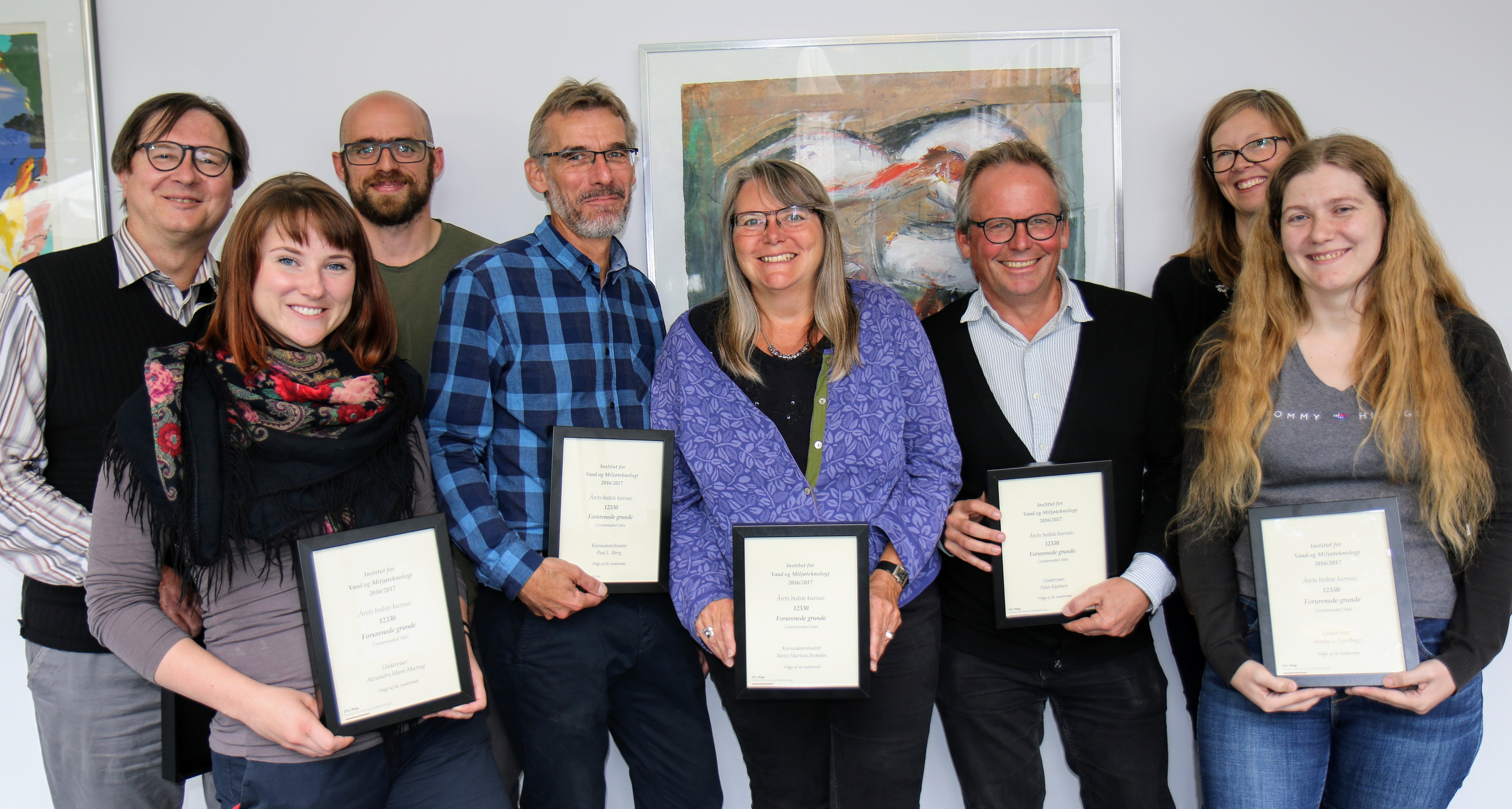 Winners for 2017 best course award