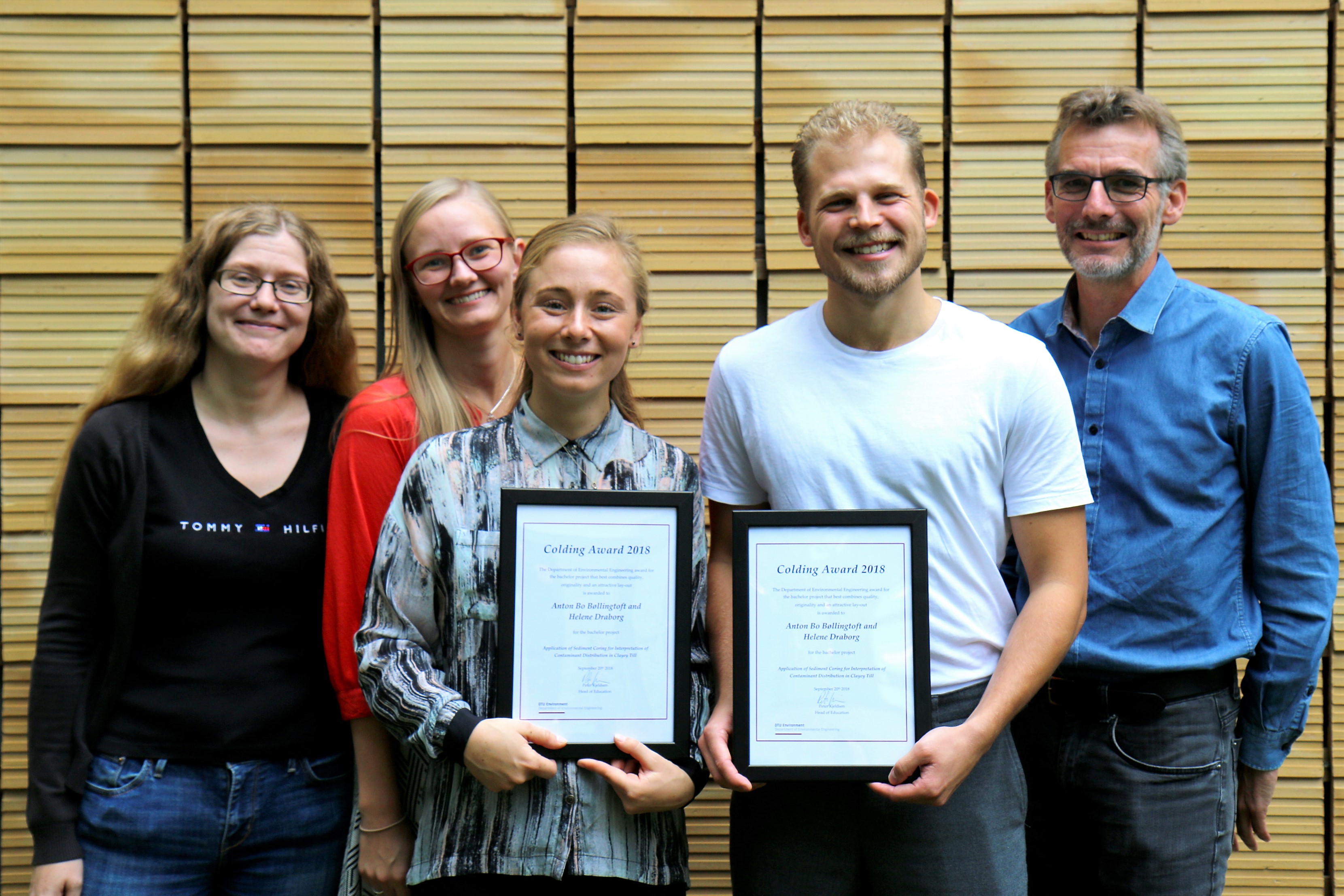 Winners for 2018 best bachelor project