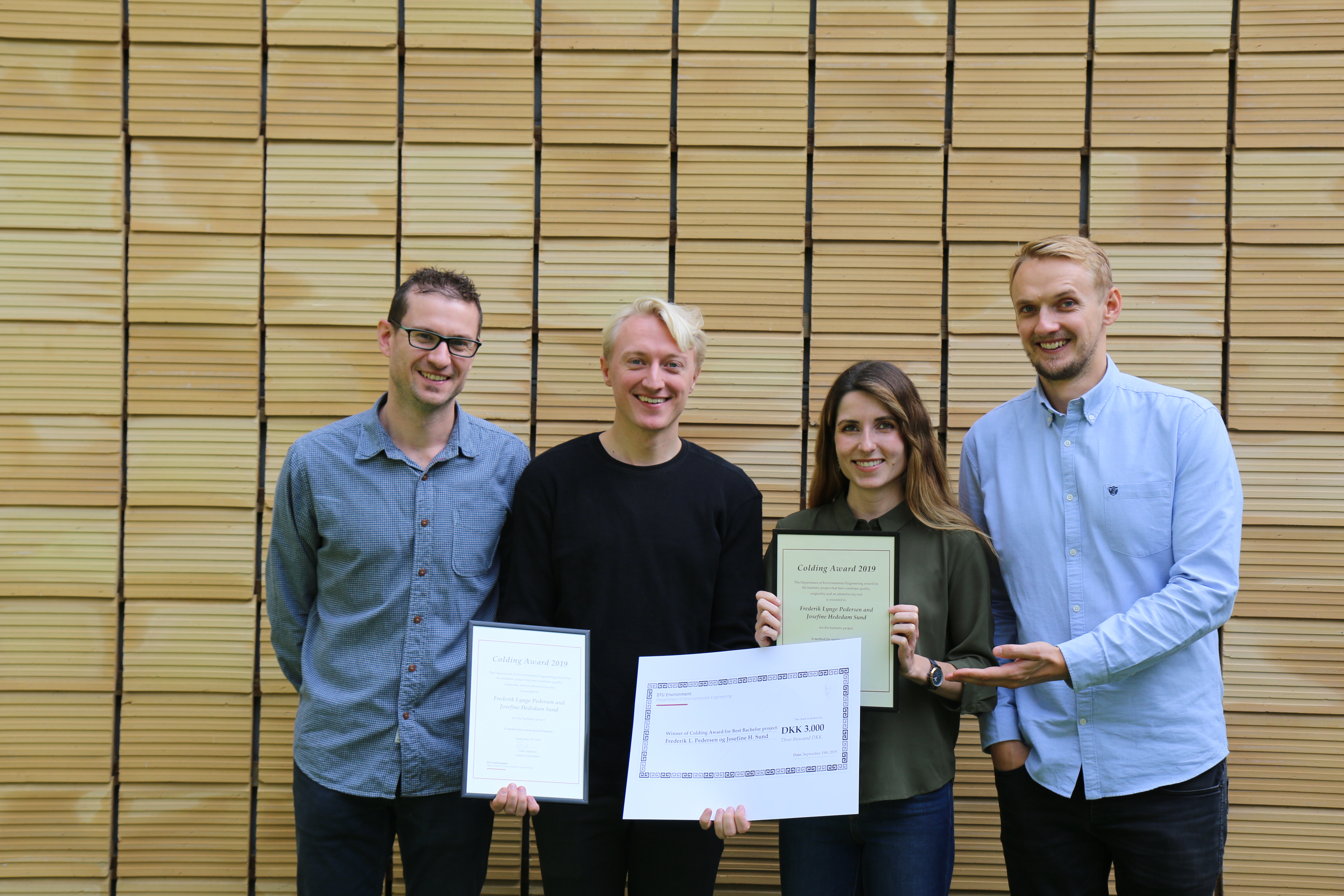 Winners for 2019 best bachelors project