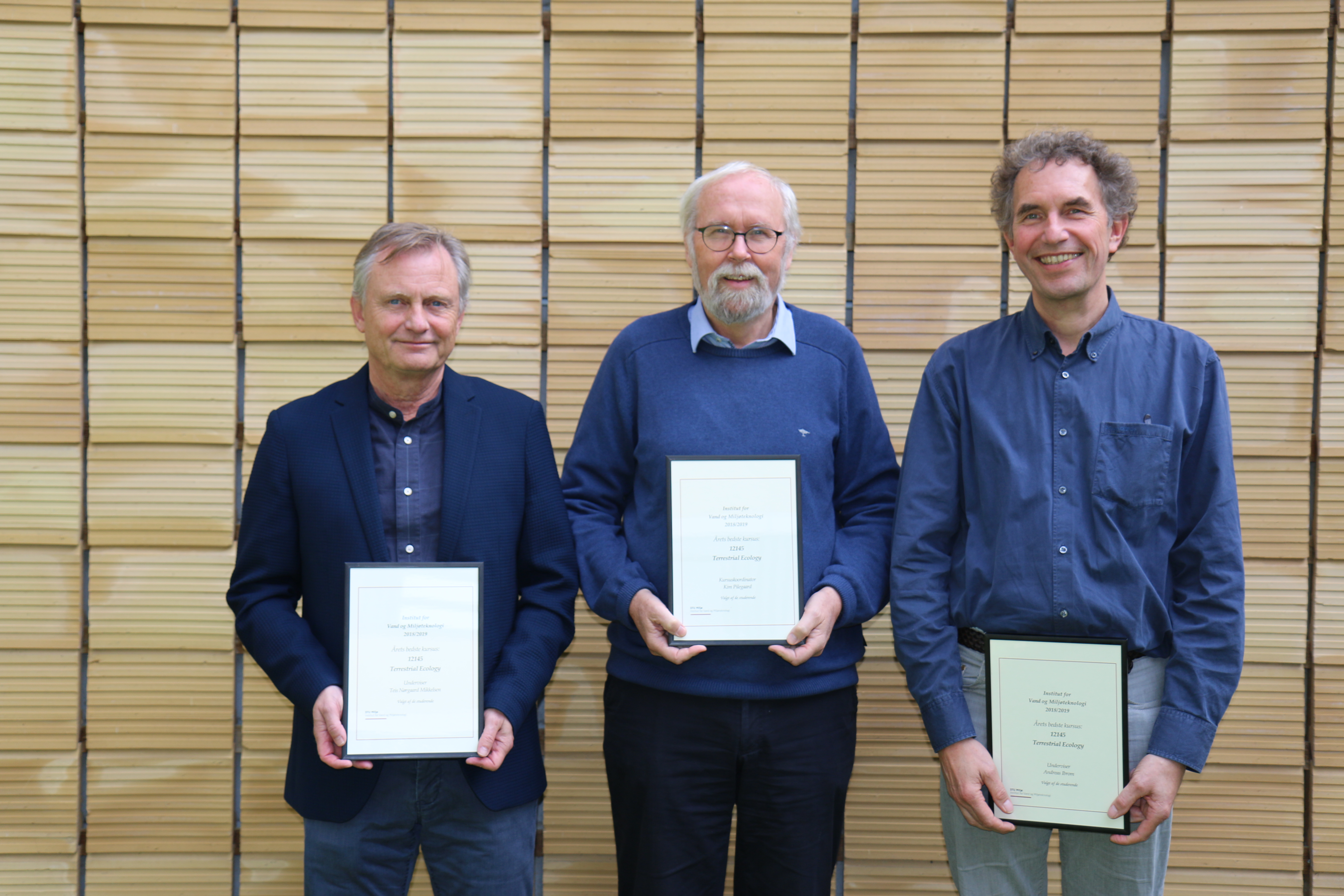 Winners for 2019 best course award