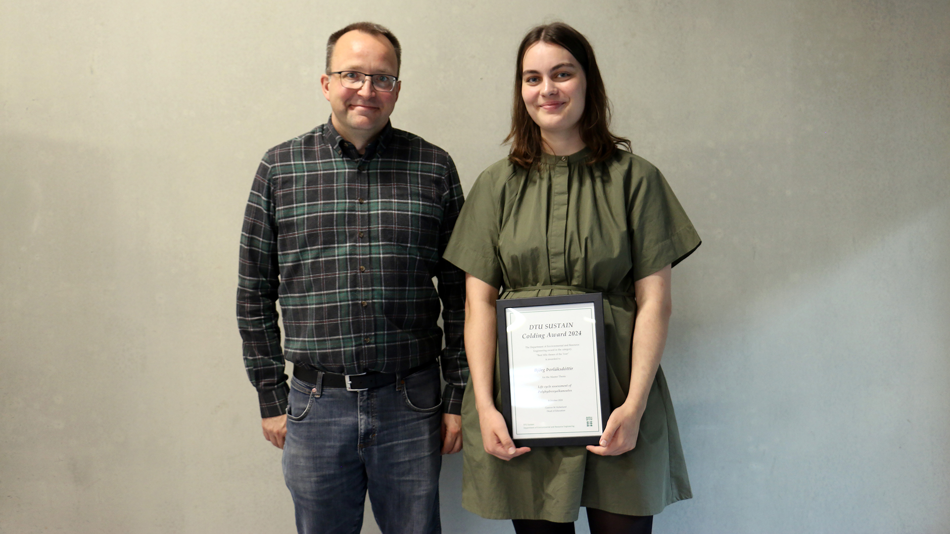 Winner of master's project of the year 2024